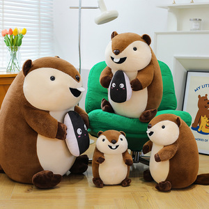 Dễ thương chữa bệnh gấu thêu lưới hạt hướng dương ăn gối PP bông Comforter Thú nhồi bông đồ chơi sinh nhật món quà siêu mềm - Product Image 2