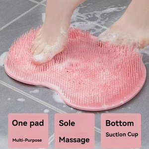Hot Selling Plastic PP <strong>Foot</strong> Massage Brush <strong>Shower</strong> <strong>Scrubber</strong> with Suction Cups Non-slip <strong>Foot</strong> Mat <strong>for</strong> Dead Skin Removal - Product Image 3