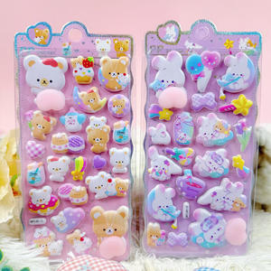 In Offerta Adesivi 3D per Bambini con Nastro Biadesivo, Simpatici Adesivi Morbidi a Forma di Coniglio e Unicorno per <span class=keywords><strong>Asilo</strong></span> - Product Image 3