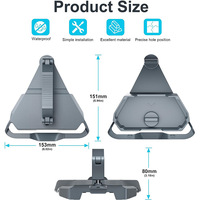 Support de toit de voiture Plztech pour Starlink Mini RV, support de parabole satellite réglable, accessoires de montage extérieur pour véhicule
