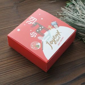 Boîte à bonbons de Noël personnalisée, boîte à <span class=keywords><strong>biscuits</strong></span>, emballage cadeau pour fête, boîte cadeau de Noël en papier - Product Image 4