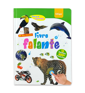 NEW Portuguese and English Educational <b>Sound</b> <b>Book</b> for kids Finger Point Button Interactive <b>Book</b> - Product Image 1