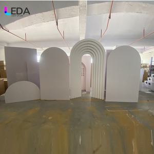 LEDA Hot Sale White <b>Backdrop</b> Stylish Party Decoration <b>Backdrop</b> Practical <b>Stand</b> for Wedding Events - Product Image 1