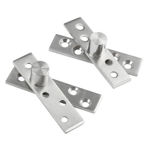 Bisagras ocultas de acero inoxidable con apertura de 180 grados para puertas de armario, diseño minimalista, 4 orificios, acero 201 - Product Image 4