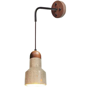 Lampada da Parete Moderna Minimalista, con Accento in Pietra Onice Gialla e Stile Retrò - Product Image 4