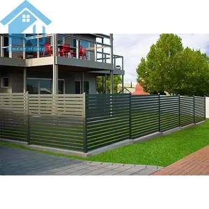 单门铁门现代设计单叶花园铝栅栏门便宜价格户外狗栅栏
