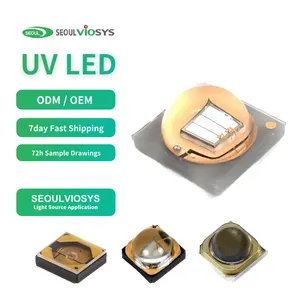 365nm UVA LED pour masque de soudure de carte de circuit imprimé et câblage UV SMD LED