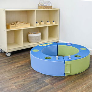 Siège en mousse souple pour bébé et tout-petit, jouet éducatif unisexe, forme géométrique, structure d'escalade intérieure - Product Image 2