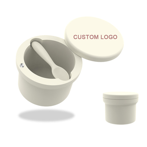 Caja de almacenamiento de especias de bodega de <span class=keywords><strong>sal</strong></span> de silicona de grado alimenticio con tapa giratoria magnética y cuchara tarro de condimento de cocina recipiente de <span class=keywords><strong>sal</strong></span> - Product Image 1