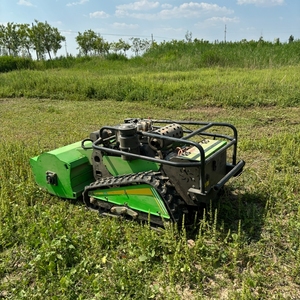 <span class=keywords><strong>Robot</strong></span> tondeuse à chenilles en caoutchouc pour petites surfaces, idéal pour vergers et talus de rivière, avec capacité de rotation à 360 degrés - Product Image 5