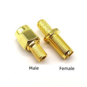 Connecteur mâle SMA-J3 compatible RP-SMA avec filetage interne et broche centrale plaquée or/réceptacle, câble RG58 conforme MIL-STD-348 - Product Image 3