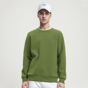 Sweat à capuche col rond unisexe de haute qualité, motif imprimé tendance, logo personnalisé, couleur unie, idéal pour le printemps, vente en gros - Product Image 2