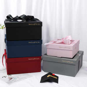 Bán buôn Giấy hộp quà tặng với rõ ràng minh bạch PVC cửa sổ các tông hộp giấy - Product Image 2