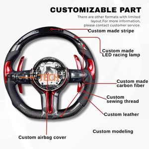 Volantes Deportivos de Cuero Feigeer Tech de 35 mm para Toyota Corolla Camry - Product Image 5