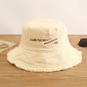 Cappello da <span class=keywords><strong>pescatore</strong></span> alla moda con bordo in pelliccia effetto invecchiato, stile retrò, protezione solare UV, nuovo modello all'ingrosso - Product Image 3