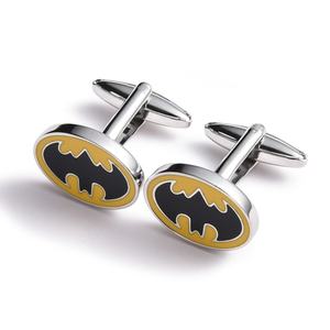 Mancuernillas de Alta Gama para Hombre, Forma Ovalada, Color Amarillo, Regalo Empresarial - Product Image 1