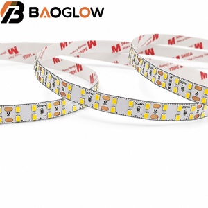 2 Rows Dual Row SMD2835 LED Strip 240LED/M 2.5cm Cuttable DC24V 18W/M 10mm 18/25 Copper-Aluminum PCB Ra85 Flexible Indoor Light - Product Image 5