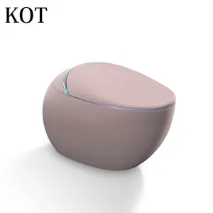 KOT Smart Toilet Bathroom Furniture One Piece Siphon Automatic Ceramic Floor Mounted Smart Toilet