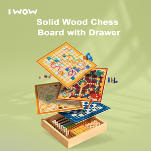 IWOW 40 en 1 Kit d'échecs de style chinois-<span class=keywords><strong>Jeux</strong></span> de société éducatifs ultimes pour 6 + enfants - Product Image 2