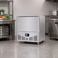Congélateur industriel commercial à congélation rapide -40°C ° Machine de congélation rapide avec cabinet en acier inoxydable et puissance de 1200W pour la restauration