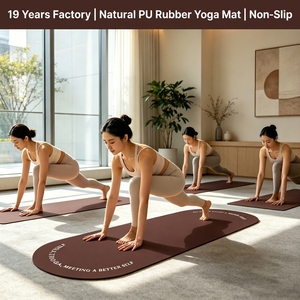 Tapete de <span class=keywords><strong>Yoga</strong></span> de Caucho Natural PU con Tecnología Pro Grip Antideslizante para <span class=keywords><strong>Ashtanga</strong></span>, Clubes Deportivos, Descuento por Volumen, Logística Rápida - Product Image 1