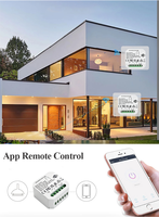 Module d'interrupteur intelligent WiFi Tuya Mini DIY 16A OEM ODM, interrupteur mural intelligent WiFi, relais compatible avec Alexa et Google Home