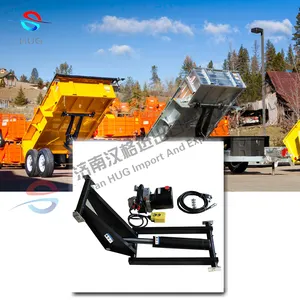 Hydraulic lifting system 6000kg dump trailer from Chinese supplier with control device