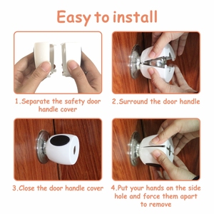 Khóa Tay Nắm Cửa Bằng Nhựa Khóa Cửa An Toàn Cho Bé Khóa Cửa Bằng Chứng - Product Image 4