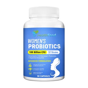 Capsules de probiotiques pour femmes en marque privée, à la canneberge, pour améliorer la digestion et la santé immunitaire, complexe probiotique féminin - Product Image 1