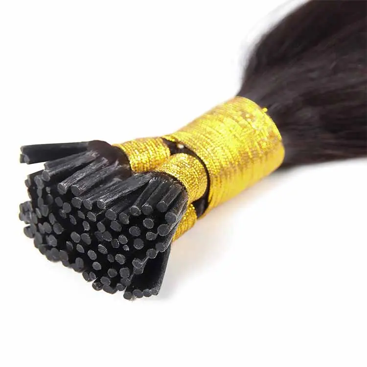 Cheap Price Italian Keratin 1g Per Strand 50g Per Package Cuticle Aligned I Tip Extensions Human Hair