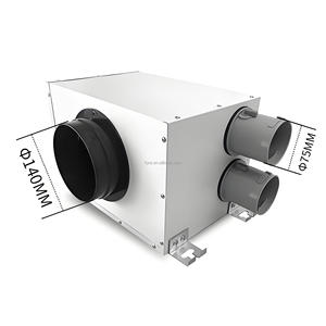 Kunden spezifischer Luft verteiler kasten, Eins-zu-Sechs-Luft verteiler mit schall isolierender Baumwolle, Zubehör für kommerzielle Frischluft systeme - Product Image 2