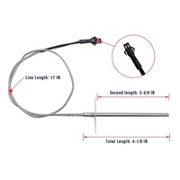 Probe Suhu PitBoss Grills, Aksesori Panggangan Amerika Utara, Probe Termometer Sensor Suhu PT1000
