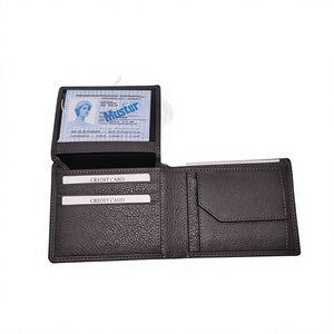 Cartera Corta de Cuero Genuino para Hombre, Diseño de Estrella Abierta, Decoración con Letras Bordadas, Impermeable, Absorbente de Sudor, BS INTERNATIONAL 3 - Product Image 2