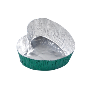Tasses de cuisson rondes et <span class=keywords><strong>en</strong></span> forme de coeur personnaliser gâteau au chocolat coloré feuille d'aluminium emballage alimentaire moules de cuisson <span class=keywords><strong>en</strong></span> <span class=keywords><strong>Silicone</strong></span> bol accepter - Product Image 2