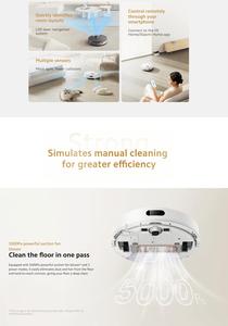 Para <span class=keywords><strong>Xiaomi</strong></span> Mi Robot aspirador S20, limpieza de suelo, aspiradora de barrido con Mi Home APP Control, Robot aspirador inteligente - Product Image 3