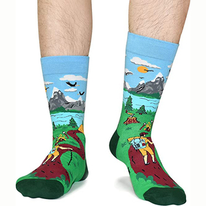 Je préfère faire de la randonnée, du golf, de la pêche, du Camping, du <span class=keywords><strong>ski</strong></span>, du jeu, nouveauté lettres anglaises, chaussettes de sport - Product Image 4