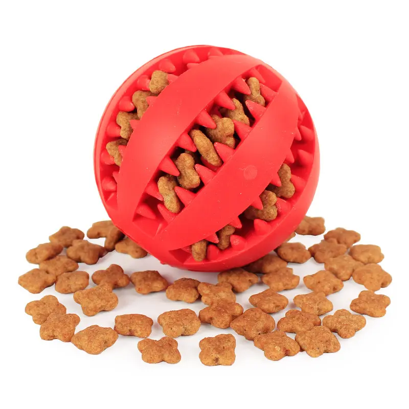 Mainan kunyah anjing besar ultra lempar bola puzzle chuckit herding kuat eco mainan kunyah bola IQ mencicit ptr untuk anjing kecil sedang besar