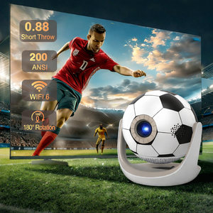 Mini Proyector LED Portátil de Tiro Corto con Android, 720P, 200 ANSI Lúmenes, Altavoces Integrados para Uso en Exteriores - Product Image 1