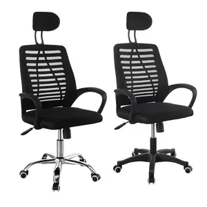 Hot Sale On Line Swivel Chair Price Black Mid-back Mesh Office Chair Computer Desk Chair