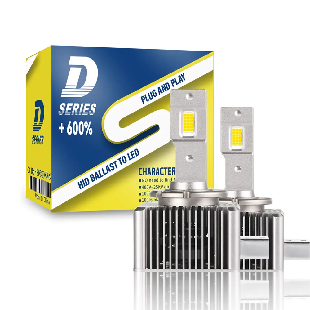 Xenplus DA1 D3S D8S Canbus senza errori 35W HID to LED Kit di conversione Plug and Play con alimentatore del proiettore allo xeno D3S D8S