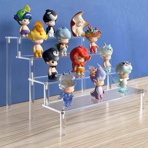 ชั้นวางอะคริลิคใสแบบพับได้ 4 ชั้น น้ำหนักเบา เป็นมิตรกับสิ่งแวดล้อม ทันสมัย สำหรับจัดวางของตกแต่งมุมโต๊ะ น้ำหอม และอื่นๆ - Product Image 2