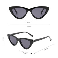Lunettes de soleil œil de chat pour femme 3009, protection UV400, monture intégrale, style rétro, commerce transfrontalier, pour le marché européen et américain, protection solaire