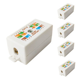 ABS PC duy nhất cổng kép Keystone Modular Coupler Jack hộp mạng CAT5e CAT6 UTP RJ45 bề mặt gắn kết hộp Hộp nối - Product Image 3