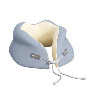 Oreiller en mousse à mémoire de forme en U, rafraîchissant, pour le voyage, soutien du cou, portable, pour avion, bureau, sieste, tissu soyeux doux pour la peau - Product Image 2