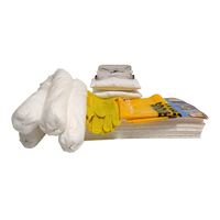 Oilspillpro Alas & Kantong Penyerap Minyak PVC Ramah Lingkungan 20L Spill Mat Kit PP HKITS20L-OOA untuk Penanganan Tumpahan Minyak