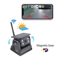 Smart WiFi HD avec panneau solaire 300M sans fil Bus voiture caméra de recul DVR Van Truck avant caméra de recul pour IOS et téléphone Android