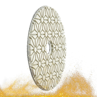 Pads de polissage diamantés 4 pouces 3 étapes, utilisation humide et sèche, personnalisables OEM ODM pour granit, marbre, pierre