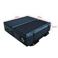 Chine I3-5005U Quad-Core Intel Chipset sans ventilateur Win10/Win11 Compatible 4 USB Mini ordinateur utilisation industrielle de bureau nouveau utilisé