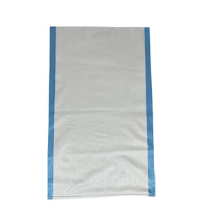 Sac en polypropylène tissé de 25kg avec impression offset tissu à mailles découpées à chaud pour engrais farine nourriture de mer alimentation plastique PP recyclable - Product Image 5