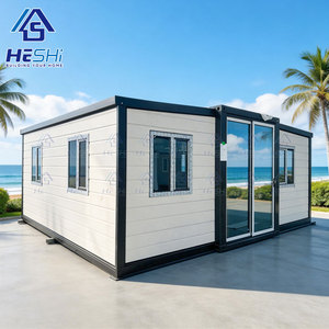 Casa Contenedor Prefabricada Expandible Estándar AU de 20 y 40 Pies, con 1, 2, 3, 4 o 5 Dormitorios, para Jardín, en Venta, Construcción de Casa Pequeña - Product Image 1